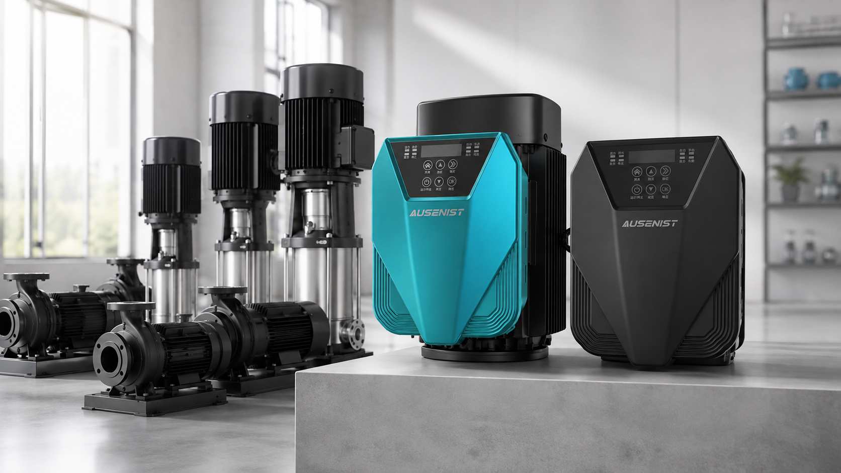 AUSENIST standard VFD range for different water pump products