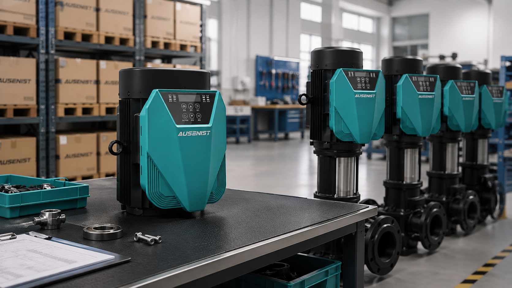 AUSENIST water pump VFD partner supporting repeat production