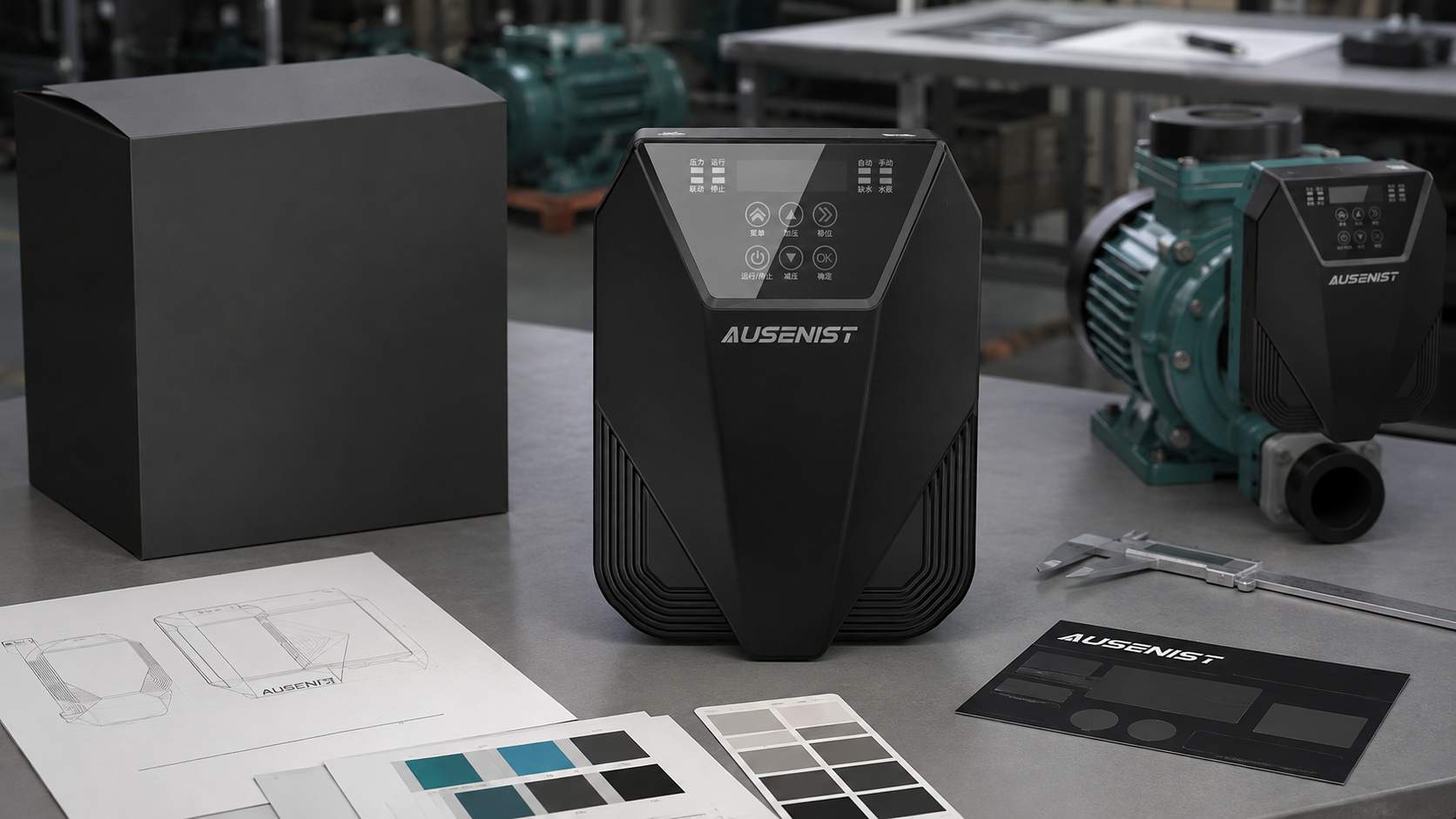 AUSENIST VFD prepared for private-label design approval