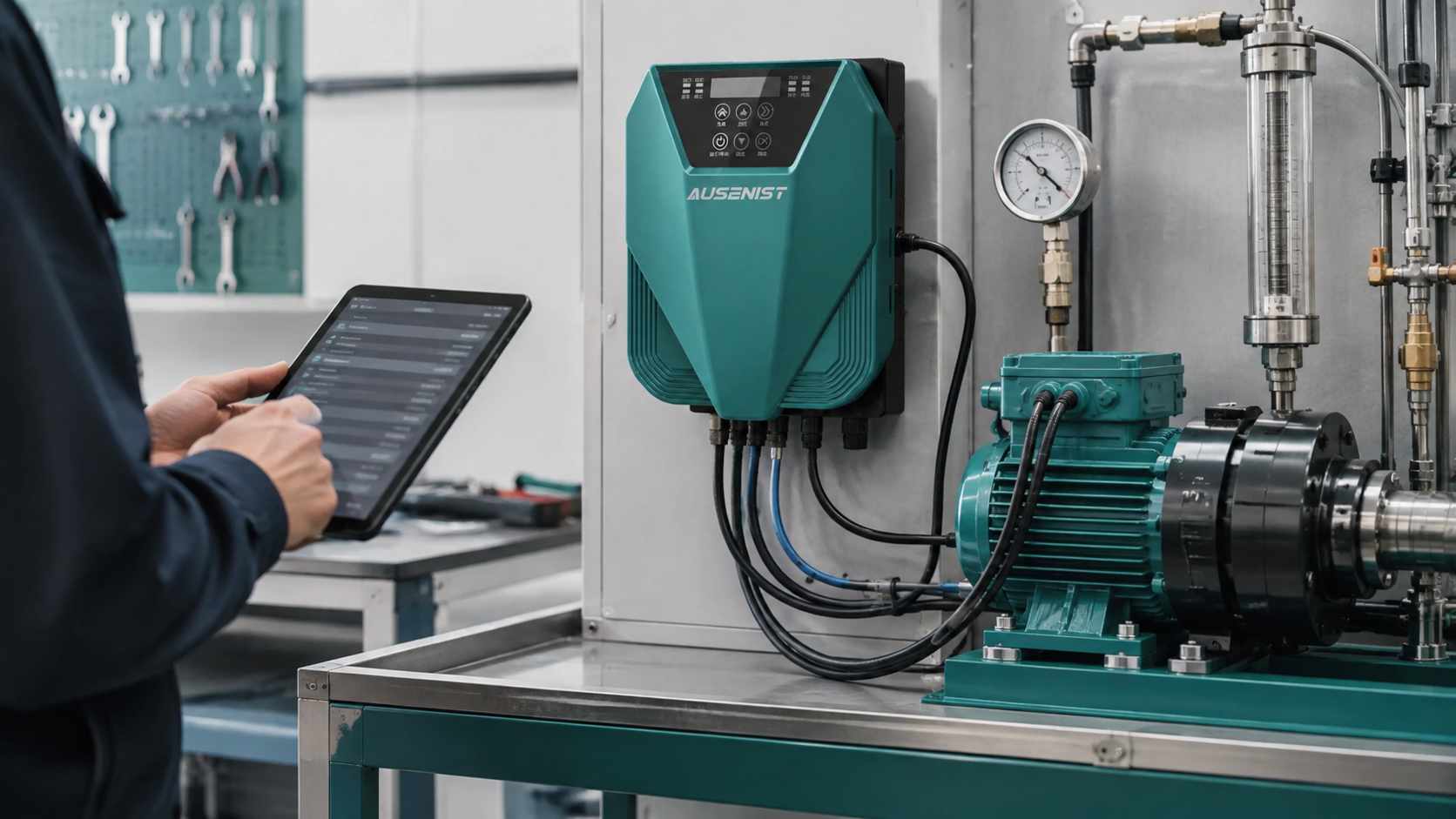 AUSENIST pump VFD undergoing evidence-based after-sales diagnosis