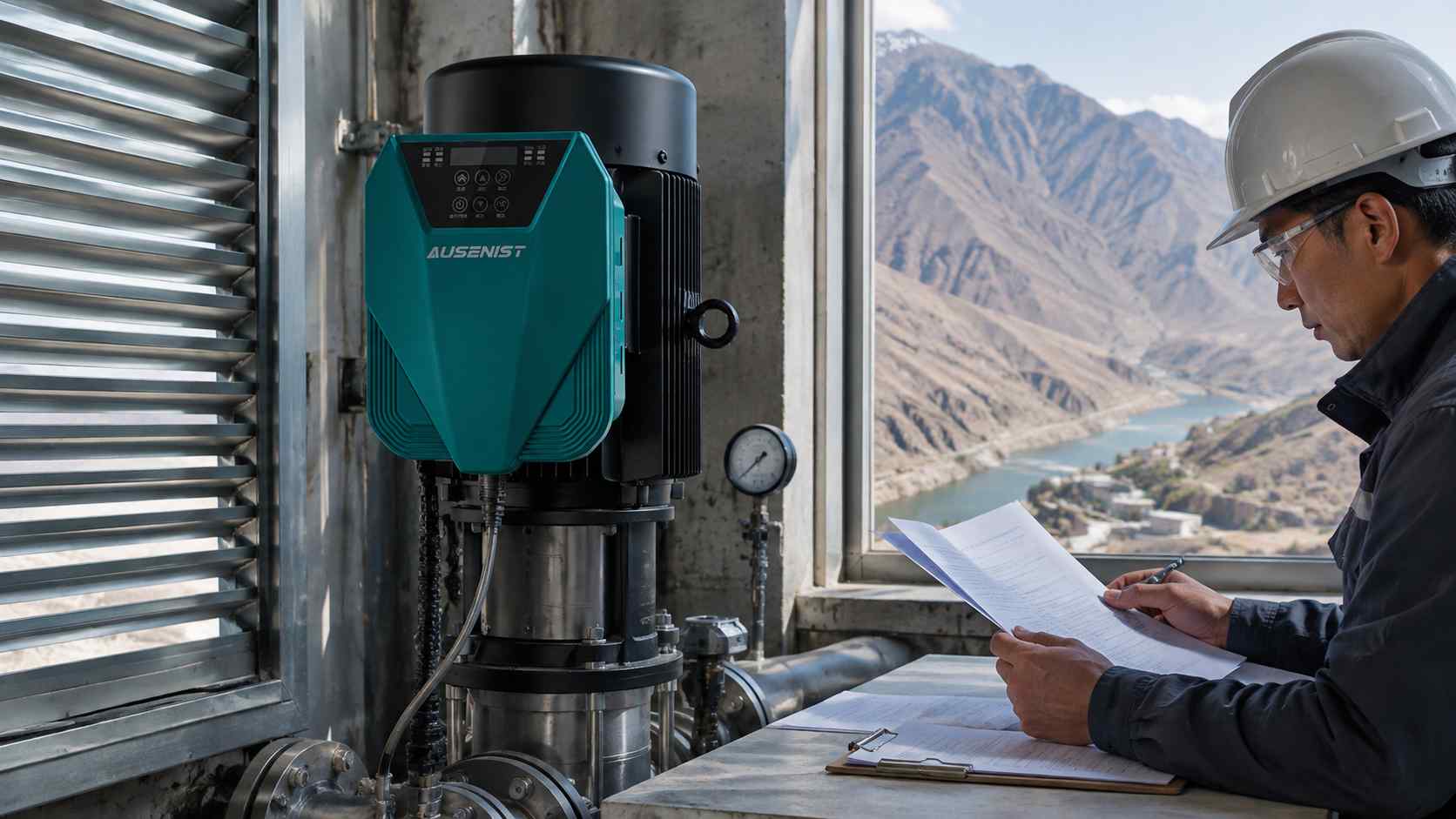 AUSENIST pump VFD project quotation review for a high-altitude pumping station