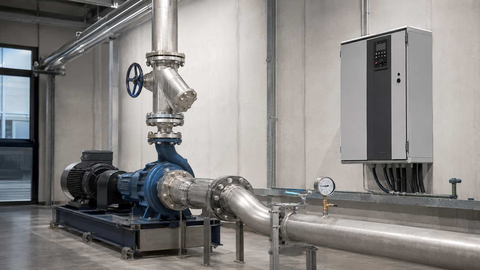 Premium industrial cooling water pump VFD application reference image